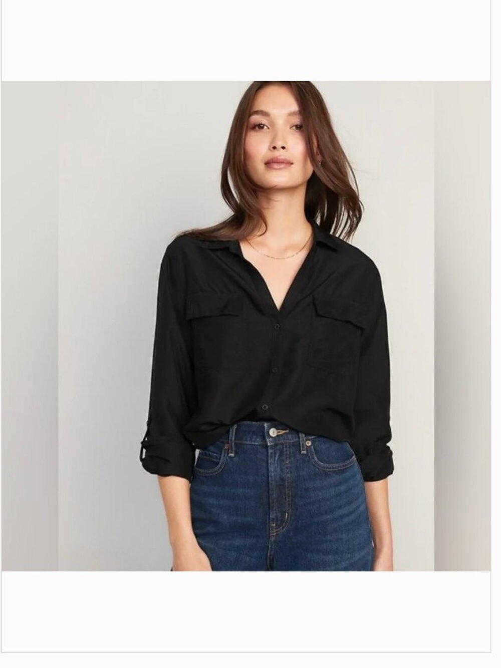 Old Navy Utility Button-Down Shirt for Women